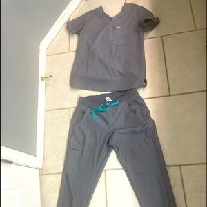 Figs scrubs small worn maybe three times